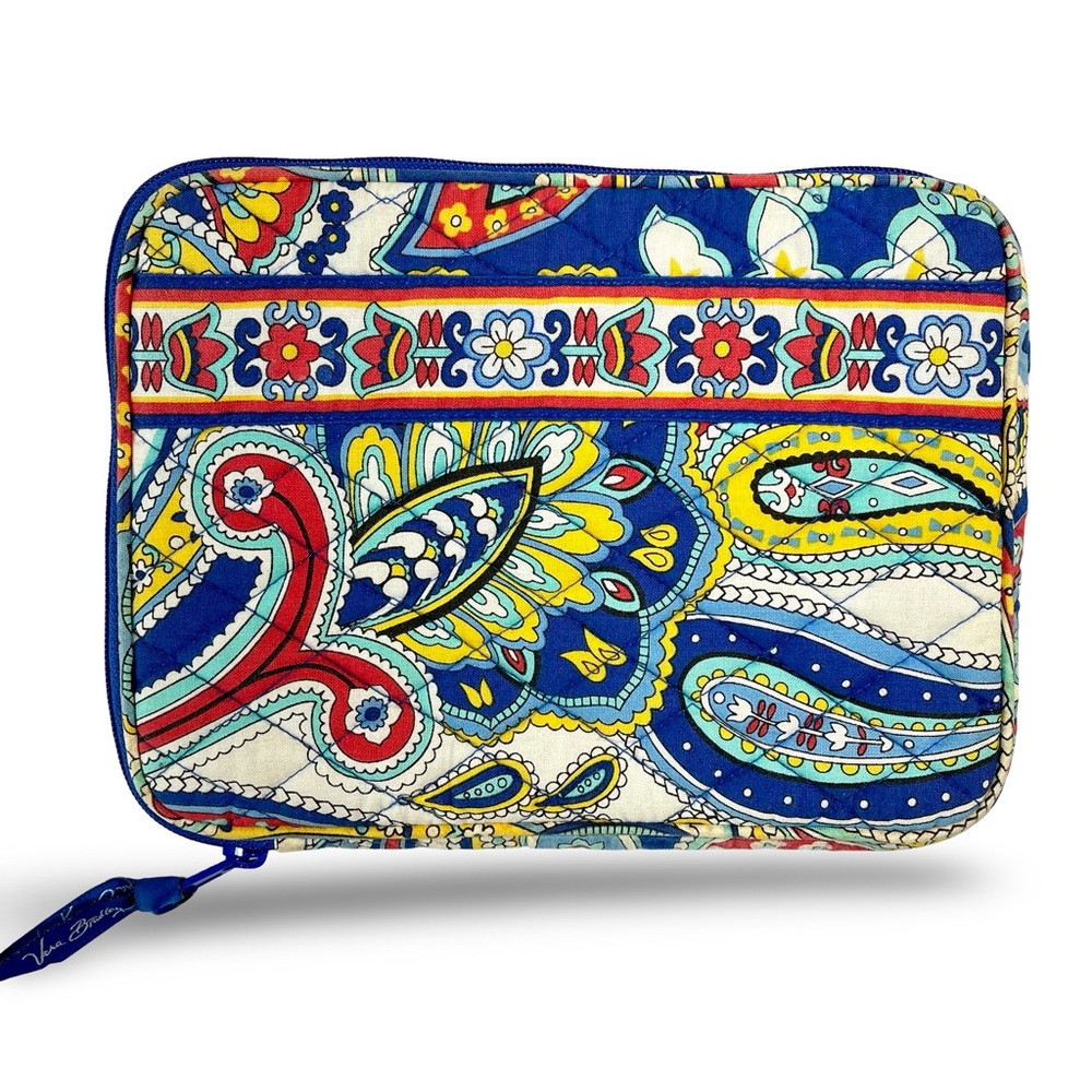 Vera Bradley Soft Quilted Cotton Marina Paisley 9 inch Tablet e-Reader Case